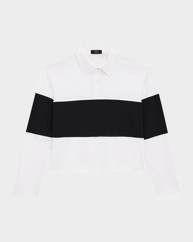 Cropped Rugby Polo Top
